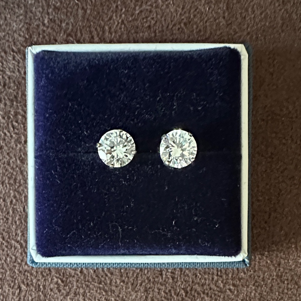 Elegant Silver Stud Earrings